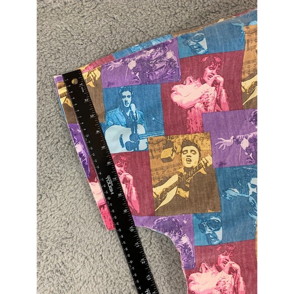 Cherokee Elvis Presley Womens Size Medium Scrub Top Long Sleeve Multicolor - Picture 13 of 16